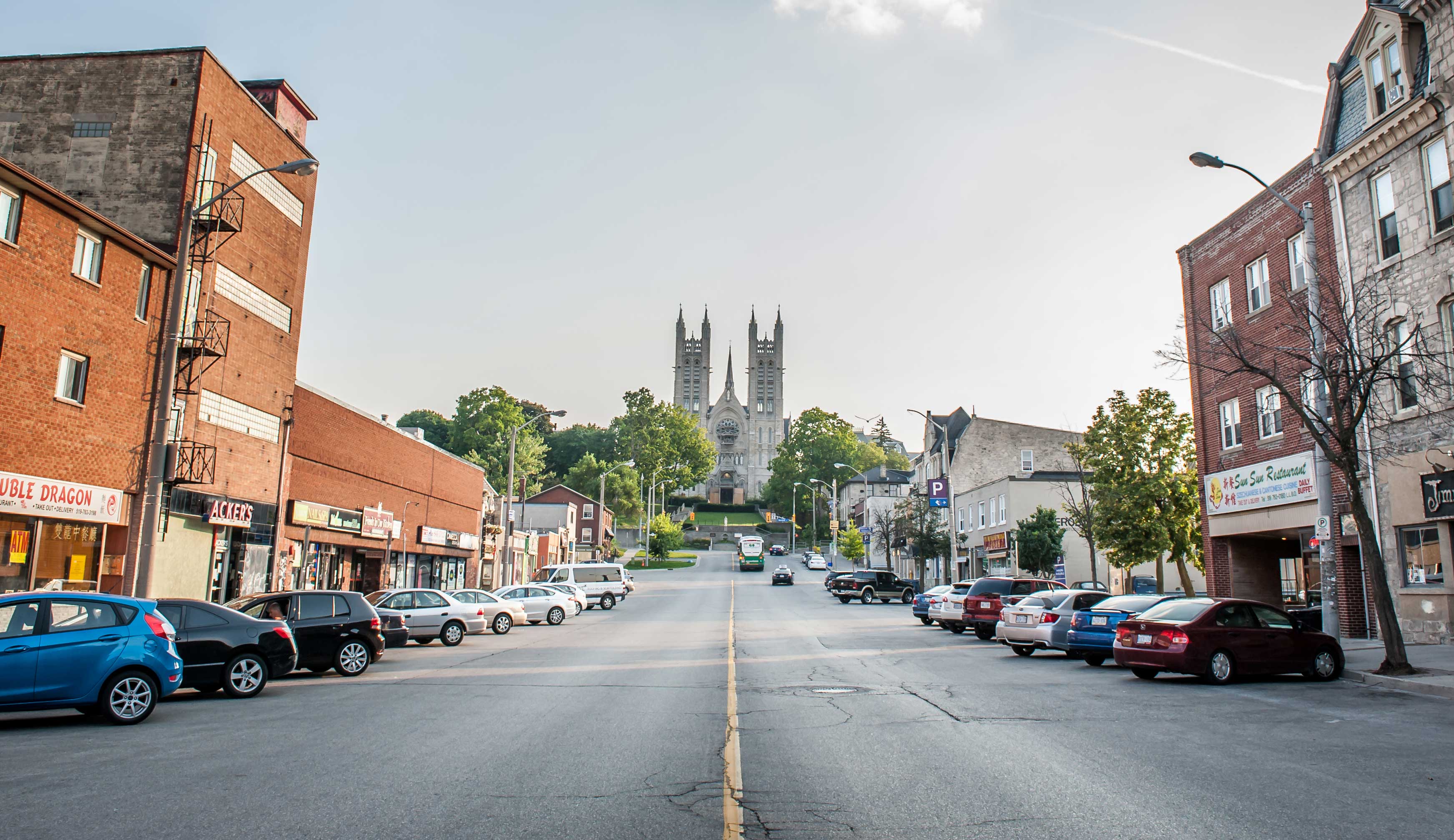 GUELPH ONTARIO CANADA DOWNTOWN WALK 