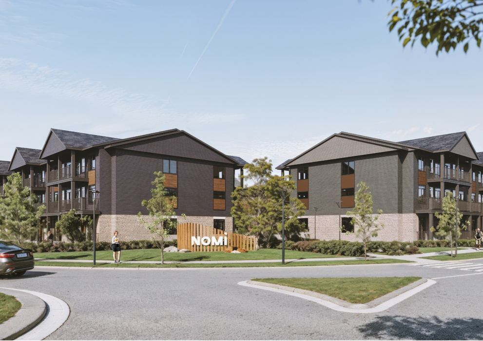 NOM Community Entrance Rendering